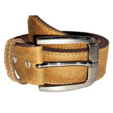 Exotique MenS Tan Casual Genuine Leather Belt(Bm0116TnL)