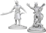 NECA D&D Nolzurs Marvelous Unpainted Miniatures: Wave 6: Tiefling Male Warlock