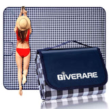 Picnic Beach Blanket Extra Large, XL Sandproof Waterproof Outdoor Camping Blankets 80x60in, Sand Free Oversized Mat, Quick Dryin