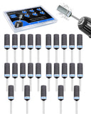 600 Grit Sanding Drums for Dremel Rotary Tools Accessories, 25PCS Sanding Bits Kit for Dremel Sanding Bands with 1/8 inch Shank,