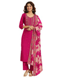 Libas Women'S Viscose Rayon Kurta Sets (400588_Pink_L)