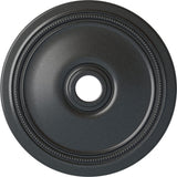 Ekena Millwork CM24DIPES Diane Ceiling Medallion, 24OD x 3 5/8ID x 1 1/4P (Fits Canopies up to 6 1/4), Hand-Painted Pewter