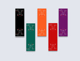 woopme Set of 5 Magnetic Abstract Color Design Bookmark for Book Lovers Readers Students Gift Magnetic Page Clips Folding