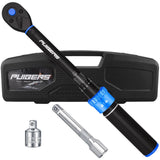 PUIBERS 3/8 Drive Inch Pound Torque Wrench 20-240 in.lb, 3% Accuracy, Dual-Direction 72-Tooth Small Torque Wrench Set with Exten