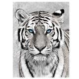 Naimoer Tiger Diamond Painting Kits For Adults Kids,5D Diamond Painting Tiger Kits Diy Full Drill Animals Diamond Art Kits For H