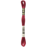 DMC 117304 Six Strand Embroidery Cotton Floss, Medium Christmas Red, 8.7Yard
