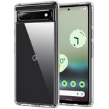 HOOMIL for Google Pixel 6A Case, Non-Yellowing, Drop Protection, Anti-Scratch, Transparent Hard Back Phone Cover - Crystal Clear
