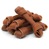 MON2SUN Rawhide Free Dog Treats, Peanut Butter Bones, 5 Inch 6 Count Chews for Small and Medium Dogs, Healthy Bones for Balanced