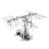 METAL-TIME, International Space Station Model, ISS Space Station Metal Model Kit, 3D Metal Model Kits to Build for Adults, Model