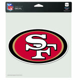 NFL San Francisco 49Ers 8-by-8 Inch Diecut Colored Decal