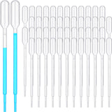 Kingdder 3000 Pcs Plastic Transfer Pipettes Disposable Graduated Pipettes for Scientific Experiment, Essential Oils, Make up Too