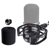 Custom Built for HyperX SoloCast Shock Mount, 2026 Upgrade Anti-Vibration Suspension Elastic Shock Mount Holder Clip Mics Stand