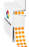 ChromaLabel 1/4 Inch Dot Stickers, Easy to Write on Colored Round Labels, Round Color Coding Labels - 1000 Sticky Dots in Dispen