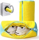 Dwagovaan Shoe Washing Bag For Washer And Dryer, Plush Zipper Laundry Bag For Sneakers, Running Shoes, Reusable, 38 Cm
