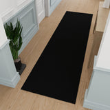 Ottomanson Hallway Runner Rug 27 x 12 Non Slip Solid Area Rugs Easy to Clean Laundry Rug Runner Durable & Pet Friendly Floor C
