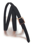WomenS Denim Sleek Belt (Black, Free Size)