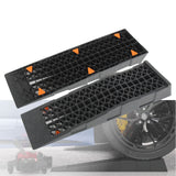 OULEME Low Profile Car Service Ramp with Anti-Slip Blocks, Oil Changes& Maintenance, 2-1/2 Lifting Height, 3 Ton Truck Vehicle 2