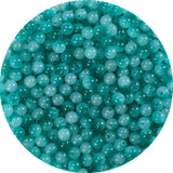 8mm Glass Beads Bulk for Bracelets Green Crystal Beads for Jewelry Making Large Holes Round Beads for DIY Earrings Necklace Craf