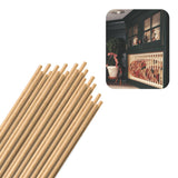 Hardwood Round Dowels (3/16 x 36, Pack of 25) | Variety of Diameters & Wood Species | Unfinished Wooden Dowel Rods for Crafts &