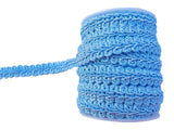 1/2 Inch Gimp Braid Trim 15 Yards for Upholstery Costume DIY Crafts(Light Blue 1041)