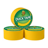 Duck 285914 Color Duct Tape 3-Pack, 1.88 Inches x 20 Yards, 60 Yards Total, 3-Roll Pack, Yellow, 3 Piece