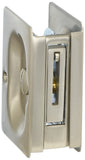 Emtek Pocket Door Privacy Lock Set, Satin Nickel