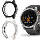 Compatible for Garmin epix Gen 2 Case, Lamshaw TPU Silicone Slim Plated Case Shock-Proof Cover All-Around Protective Bumper Shel