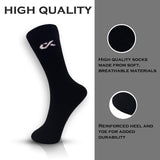 Xjarvis Texas Premium Socks For Men'S Solid Calf Crew Combed Cotton Full Length Formal Official Socks For All Season Odour Free & Breathable Comfort Free Size (White/Grey/Black),Black, Grey, White,,B0C5R731SL