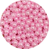 200pcs 10mm Pearl Beads Satin Luste Round Loose Plastic Pearl Craft Beads for Jewelry Making Earring Bracelet Necklace Key Chain