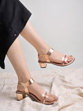 Shoetopia Women'S Heel-1414 Heeled Sandal-5 Kids Uk (Heel-1414-Rose-Gold)-Eu38,Rose-Gold,5,B0D76TF7SG