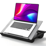 HUANUO Adjustable Lap Desk - with 8 Adjustable Angles & Dual Cushions Laptop Stand for Car Laptop Desk, Work Table, Lap Writing