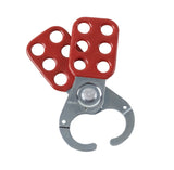 Brady 133161 Steel Group Lockout Hasps, Red (1 Each)