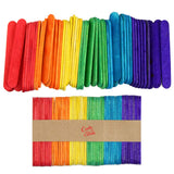 CraftySticks 2000 Pcs, 2.5 Inch Mini Craft Popsicle Sticks Multi Color Rainbow for Crafts and STEM Basics, Counting Sticks
