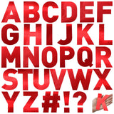 Panelee 145 Pieces 20 Sheets Large Letter Stickers 4 Inch Big Font Alphabet Letter Stickers Self Adhesive for Classroom Window D