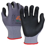 WOLF Ultra-Thin Nitrile Foam Grip Palm Coated Nylon Shell Work Glove, Construction, Gardening, Mechanics, Warehouse, Multi-Purpo