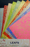 Abaj Pack Of 10 A4 Size Craft Paper Sheets With Single Side Design Pattern For Paper Arts & Crafts, Scrapbooking, School Project