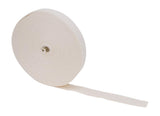 Mandala Crafts Natural Twill Tape 0.5 Inch Cotton Webbing Strap 50 Yds Off White Cotton Ribbon Herringbone Tape Cotton Bias