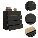 Zoe Dresser -Bedroom -Black / Light Oak