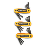 GEARWRENCH 25 Piece SAE/Metric/Torx Folding Hex Key Set 83512