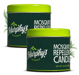 Murphy's Naturals Mosquito Bug Repellent Candles for Outdoor Patio, Citronella & Essential Oils, Soy/Beeswax Blend, 30-Hour Burn