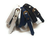 Generic Women Stylish Fancy Fabric Belts 3PcsBlack Blue White