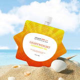 Ultra-Lightweight Airy-Fit Sunscreen SPF50 PA++++ - Travel-Size Face & Body Sunscreen Broad Spectrum Protection, Oil-Free & Non-
