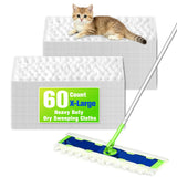 60 Count XL Dry Sweeping Cloths Compatible with Swiffer Sweeper XL Mop