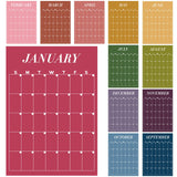 2025-2026 Undated Large Wall Calendar Dry Ease 12 Month Reusable Calendar Blank Planner Yearly Planning New Year Christmas Gift