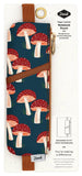Denik Navy Mushroom Notebook Pouch
