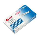 ACCO Prong Fastener Compressors, Premium, 1 Capacity, for Standard 2Hole Punch (2 3/4 Centers), 100 Per Box (70014)