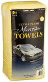 Kirkland Signature sSzDua Ultra High Pile Premium Microfiber Towels, 36 Pack, 4 Units