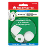 Fluidmaster 7110T002P10 Secure Toilet Bolt Caps, White