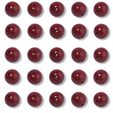 NITOPUPU 100Pcs 10mm Cinnabar Beads for Jewelry Making, Natural Round Loose Gemstone Stone Bead for Necklace Bracelets, Crafts f