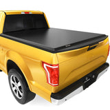 YITAMOTOR Soft Tri-fold Truck Bed Tonneau Cover Compatible with 2015-2025 Ford F-150 5.5 ft bed